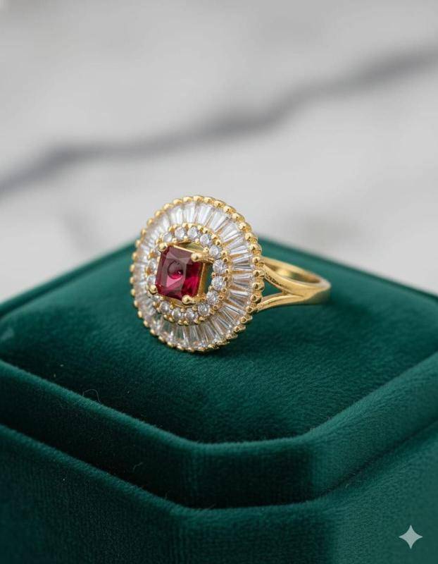 Anti tarnisha rose gold ad finger ring 361 Affordable artificial jewelry wholesale Pune